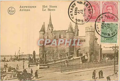 Cartes postales Anvers le Steen