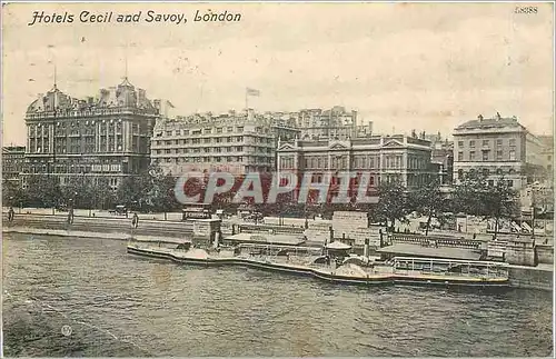 Cartes postales Hotels Cecil and Savoy London