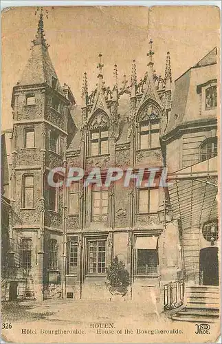 Cartes postales Rouen Hotel Bourgtheroulde