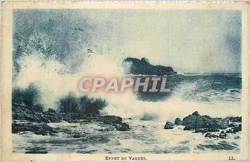 Cartes postales Effet de Vagues