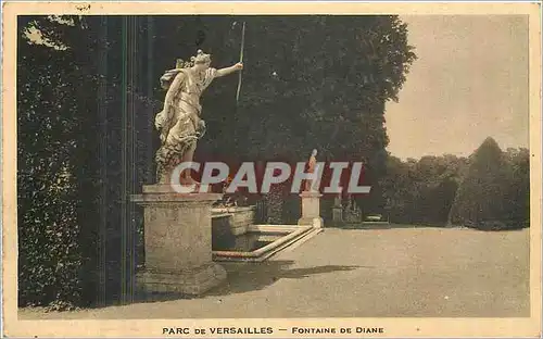 Ansichtskarte AK Parc de Versailles Fontaine de Diane