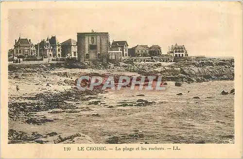 Cartes postales Le Croisic la plage et les rochers