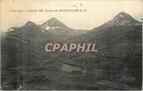 Cartes postales L'Auvergne Cantal Cirque de Mandailles