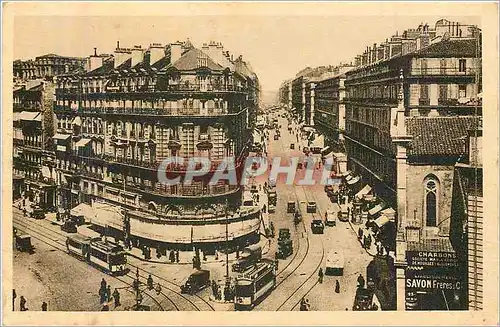 Cartes postales Marseille Quai du Port et rue de la Republique