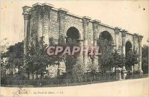 Ansichtskarte AK Reims la Porte de Mars