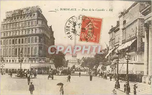 Cartes postales Bordeaux place de la Comedie