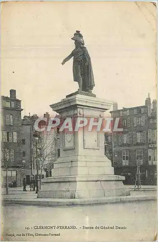 Ansichtskarte AK Clermont Ferrand statue du general Desaix