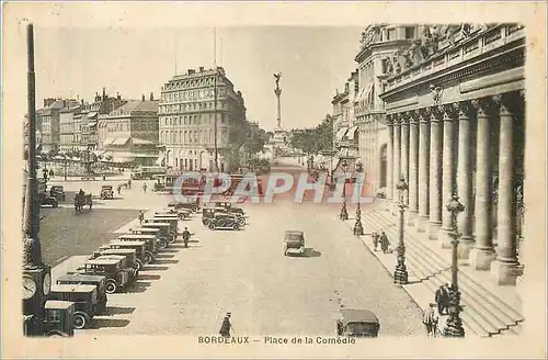 Cartes postales Bordeaux place de la Comedie