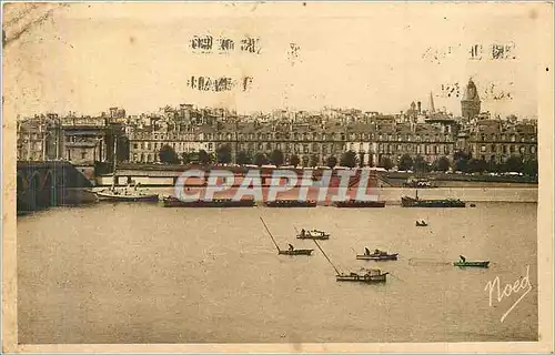 Ansichtskarte AK Bordeaux Quai Richelieu et les Pecheurs