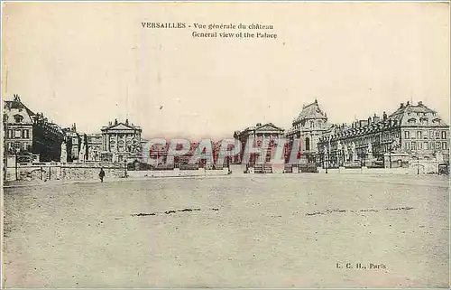 Ansichtskarte AK Versailles vue generale du chateau