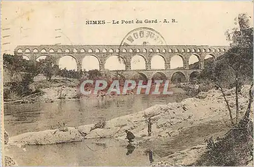 Cartes postales Nimes le pont du Gard