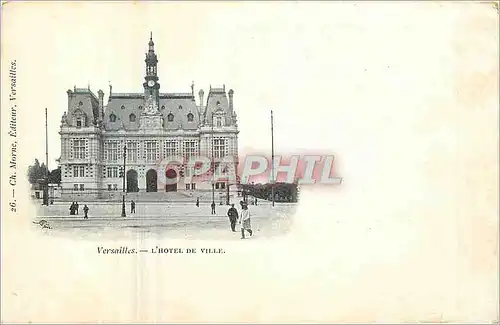 Cartes postales Versailles l'hotel de ville
