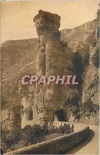 Cartes postales Gorges du Tarn Pougnadoires le tunnel