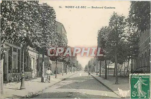 Cartes postales Noisy les Sec boulevard Gambetta