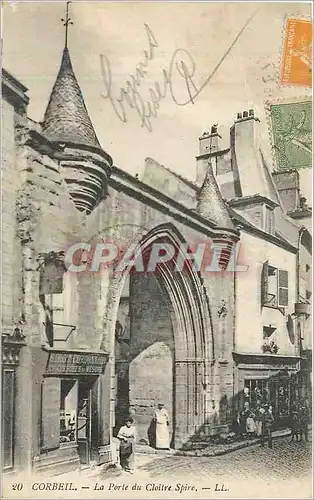 Ansichtskarte AK Corbeil la Porte du Cloitre Spire