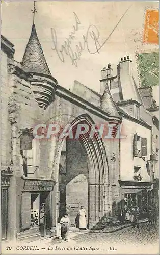 Cartes postales Corbeil la Porte du Cloitre Spire