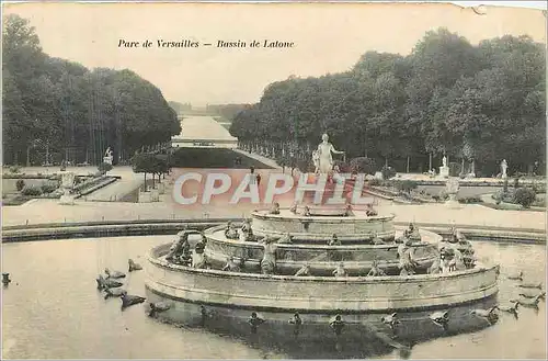 Cartes postales Parc de Versailles bassin de Latone