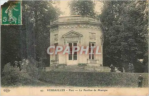 Cartes postales Versailles parc le pavillon de Musique