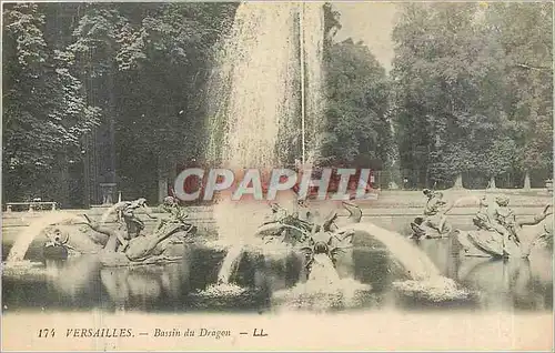 Cartes postales Versailles Bassin du Dragon