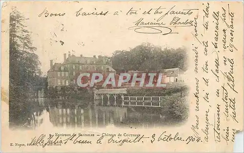 Cartes postales Environs de Bagnoles chateau de Couterne