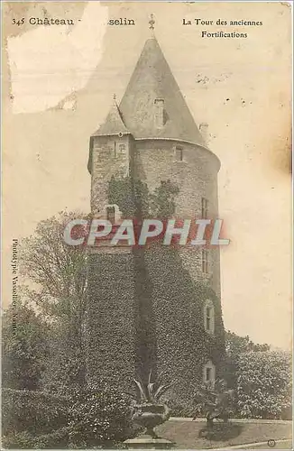 Cartes postales Chateau Josselin la tour des anciennes fortifications