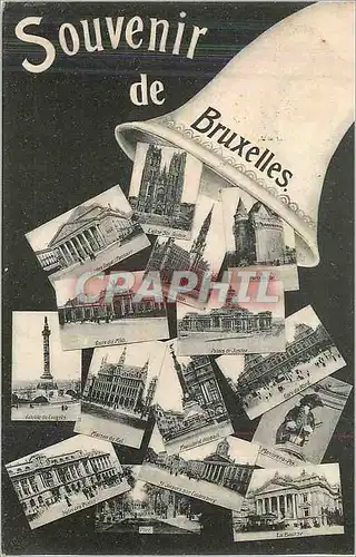 Cartes postales Souvenir de Bruxelles