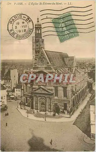 Cartes postales Paris l'Eglise St Etienne du Mont