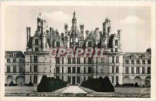 Cartes postales Chambord Loir et Cher le chateau aile centrale facade nord