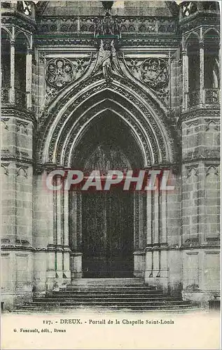 Ansichtskarte AK Dreux portail de la chapelle Saint Louis