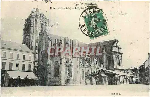 Cartes postales Dreux E et L l'Eglise Saint Louis