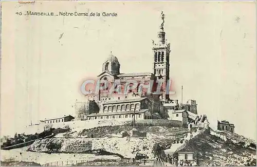 Cartes postales Marseille Notre Dame de la Garde