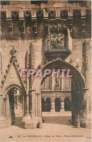 Cartes postales La Rochelle Hotel de Ville Porte d'Enceinte