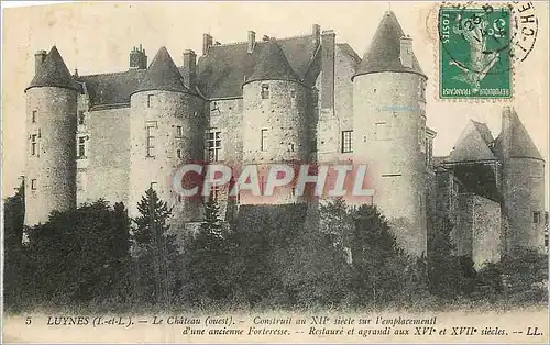 Ansichtskarte AK Luynes Le Chateau Ouest Construit au XII siecle sur l'emplacement d'une ancienne Forteresse