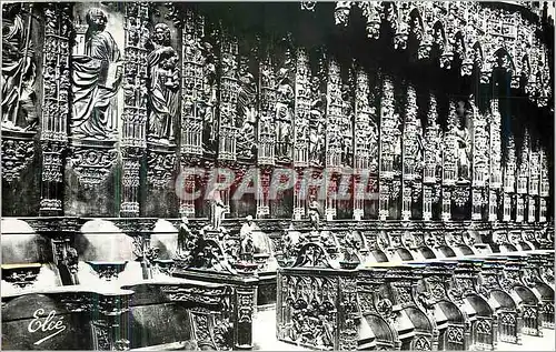 Cartes postales moderne Auch Gers La Cathedrale Stalles et Boiseries Sculptees