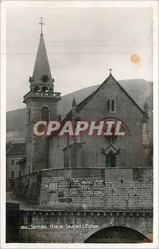 Moderne Karte Seyssel Haute Savoie L'Eglise