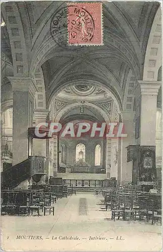 Cartes postales Moutiers La Cathedrale Interieur