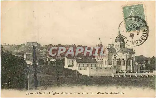 Cartes postales Nancy L'Eglise du Sacre Coeur et la Cure d'Air Saint Antoine