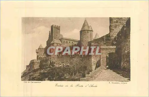 Cartes postales Cite de Carcassonne Entree de la Porte d'Aude