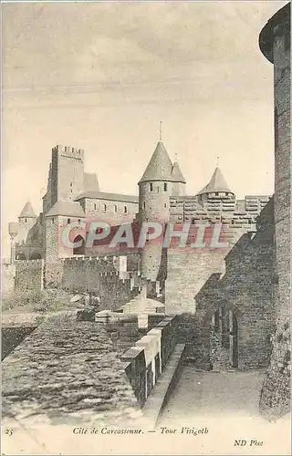 Ansichtskarte AK Cite de Carcassonne Tour Visigoth