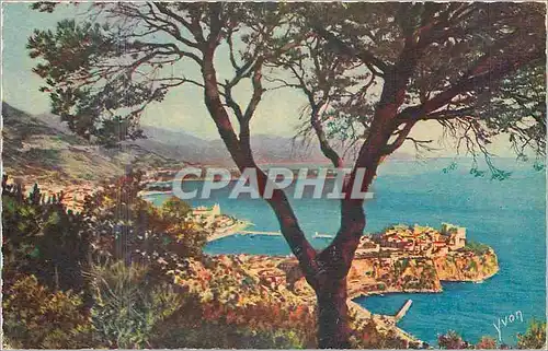 Cartes postales Cote d'Azur Principaute de Monaco Monte Carlo et le Cap Martin