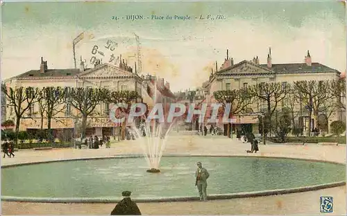 Ansichtskarte AK Dijon Place du Peuple