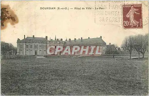 Cartes postales Dourdan S et O Hotel de Ville Le Parc