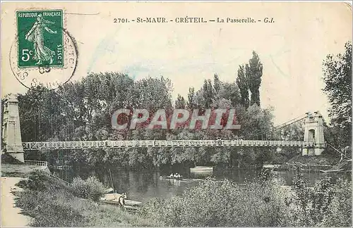 Ansichtskarte AK St Maur Creteil La Passerelle