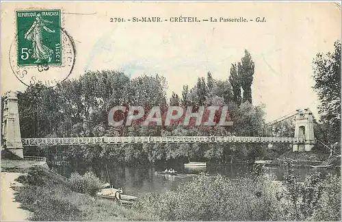 Cartes postales St Maur Creteil La Passerelle