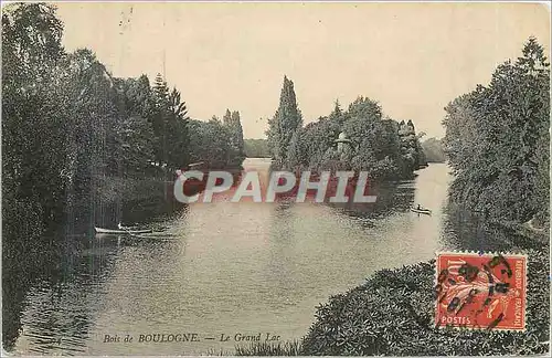 Cartes postales Bois de Boulogne Le Grand Lac