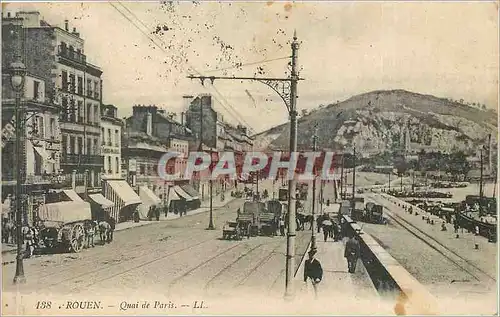 Cartes postales Rouen Quai de Paris