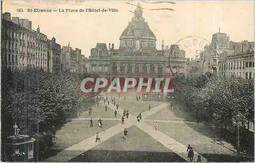 Ansichtskarte AK St Etienne La Place de l'Hotel de Ville