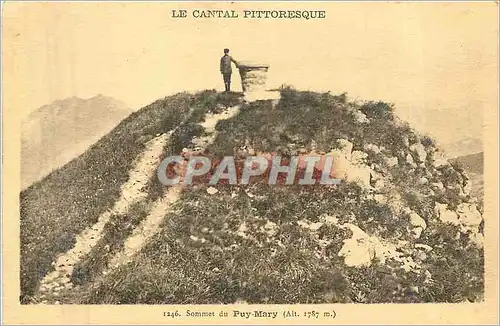Ansichtskarte AK Le Cantal Pittoresque Sommet du Puy Mary
