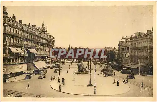 Cartes postales Montpellier Herault Place de la Comedie