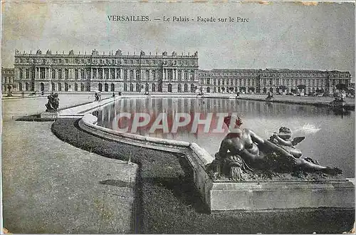 Ansichtskarte AK Versailles Le Palais Facade sur le Parc